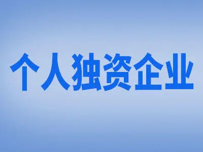 個(gè)人獨(dú)資企業(yè)